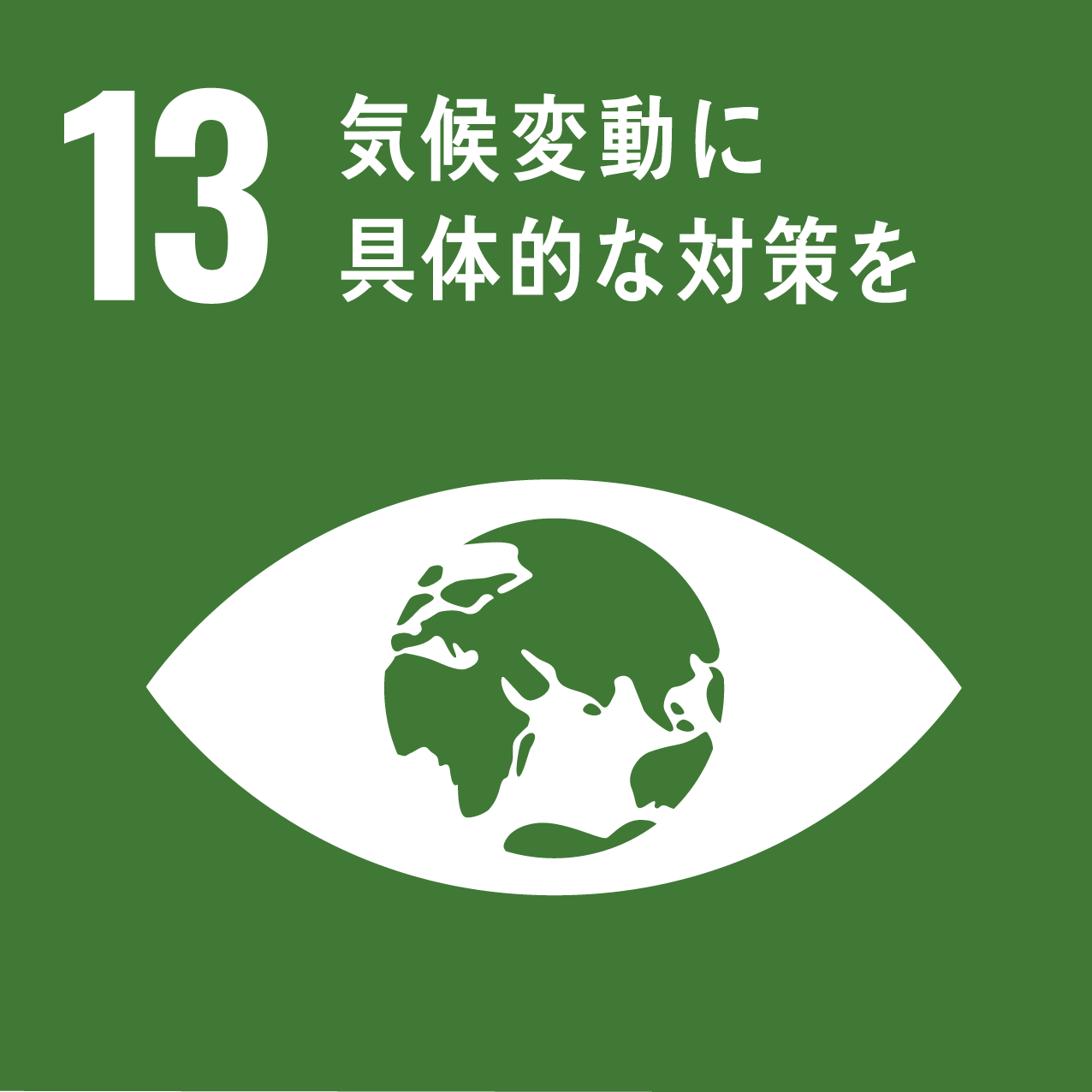 国際目標13.気候変動に具体的な対策を