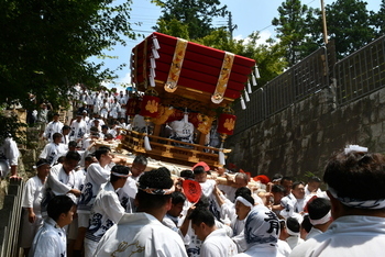 酷暑を吹き飛ばす祭りの熱気