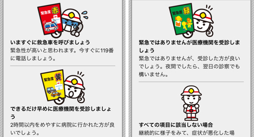 結果表示画面