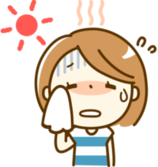 イラスト：熱中症