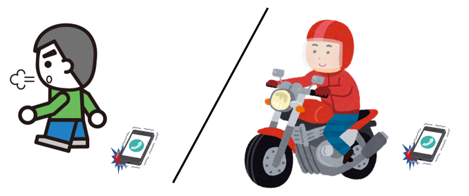 イラスト：まちがい通報の事例