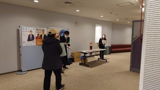 写真：市民集会での啓発