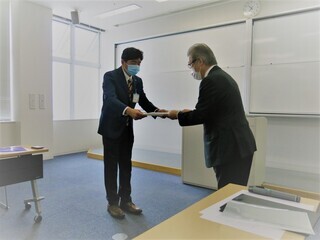 写真：締結式の様子