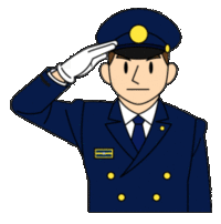 イラスト：消防官