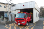 写真：上之島分隊消防機械器具置場