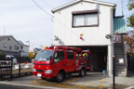 写真：亀井分隊消防機械器具置場