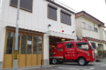 写真：田井中分隊消防機械器具置場
