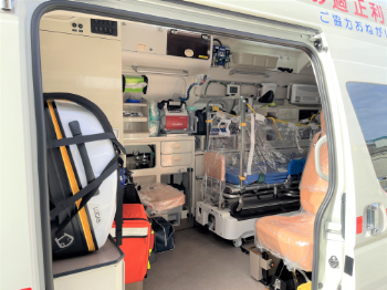 写真：感染症対策用高規格救急自動車2
