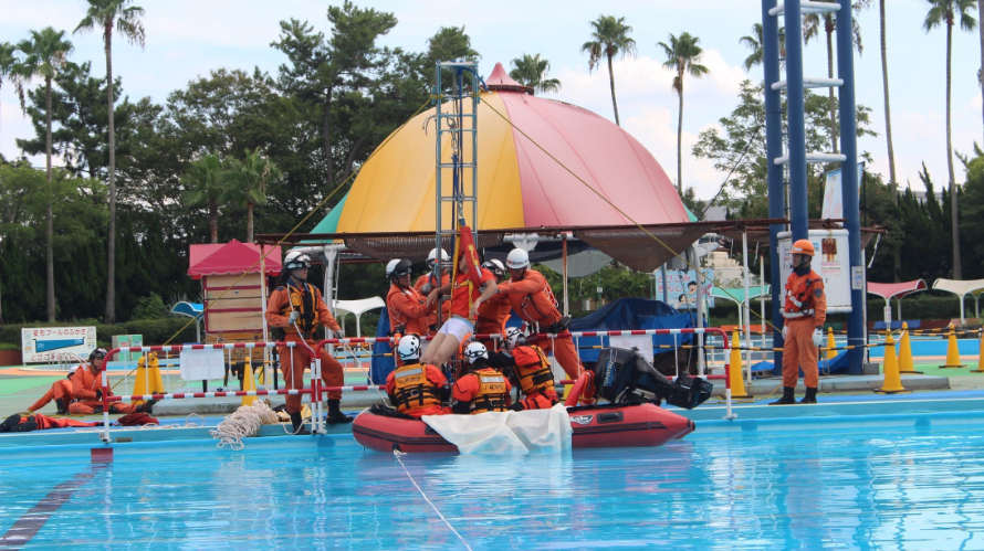 写真：水難救助訓練5