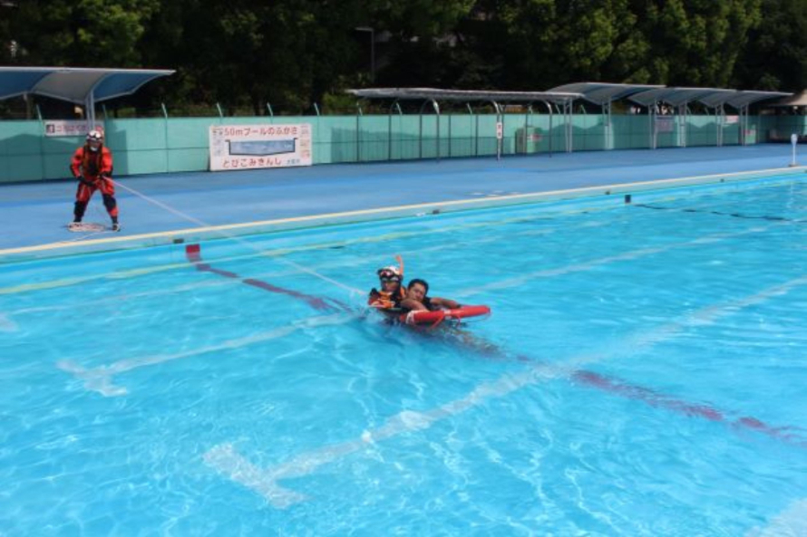 写真：水難救助訓練2