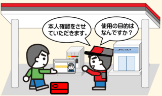 イラスト：ガソリンを詰替え購入される方への注意