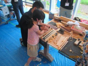 写真:カンナ掛け2
