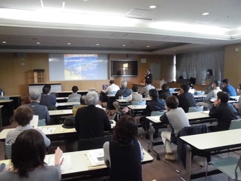 写真:耐震講演