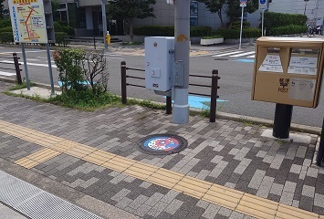 マンホールふた設置写真