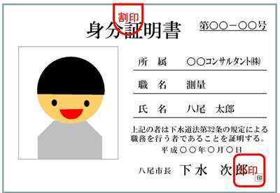 イラスト：身分証明書