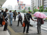 写真：駅東交差点周辺（ローソン前）