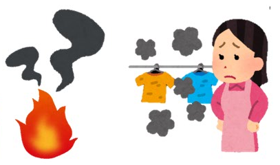 イラスト：野焼き