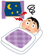 イラスト：深夜の騒音