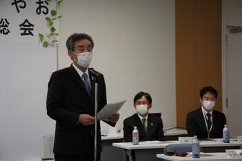 写真：ゼロカーボンシティやお推進協議会設立総会2