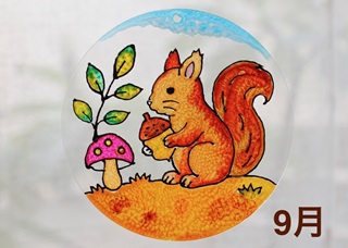 画像:ディンプルアート作品1
