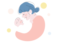 赤ちゃんとお母さん