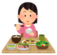 イラスト:バランスの取れた食事
