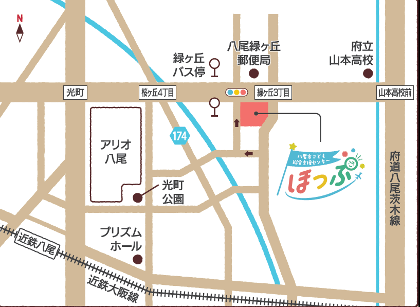 案内図のイラスト