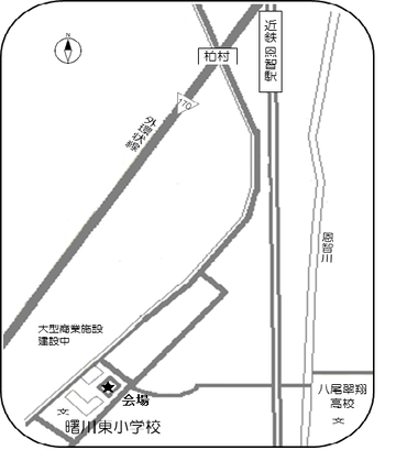 地図:曙川東集会所案内図