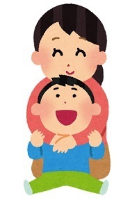 イラスト：母子
