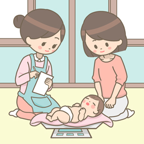 イラスト：訪問