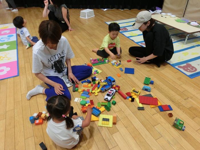 ママとブロック