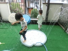 写真:水遊び2