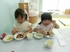 写真:給食の様子