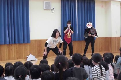 写真:金太郎とお相撲