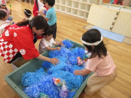 写真：夏祭りお魚