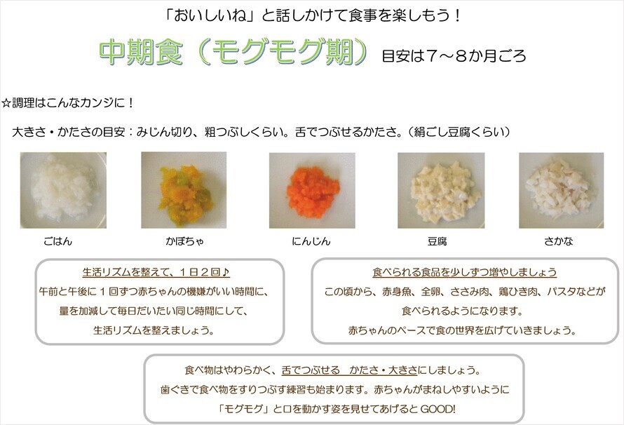 写真：「おいしいね」と話しかけて食事を楽しもう！