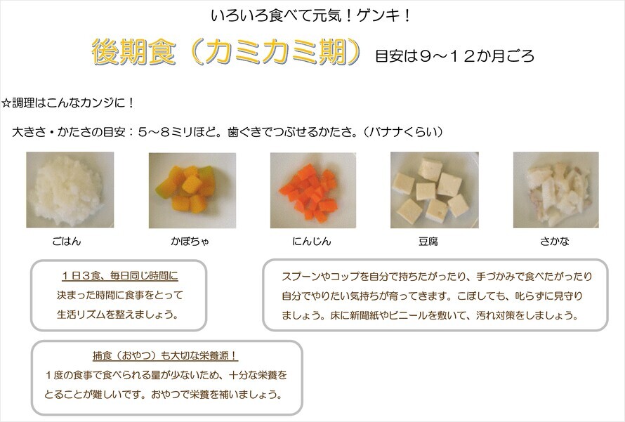 写真：いろいろ食べて元気！ゲンキ！