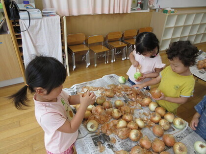 写真：野菜の下処理2