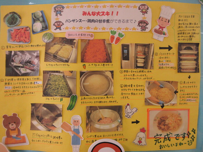 写真：ひかりっ子の食事