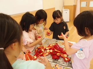 写真：野菜の下処理4
