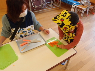 写真：野菜切り