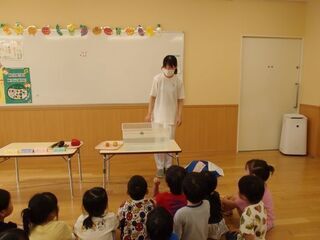 写真：栄養士さんの話1