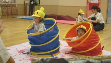 写真:乳児運動会1