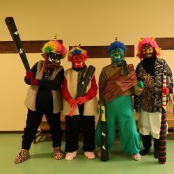 写真：鬼の集合写真