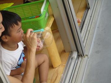 写真：8月室内遊びの様子7