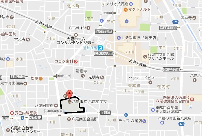 案内図のイラスト
