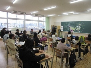 写真:新しい教室