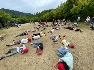 写真：みんな遊びその3だるまさんの1日