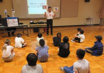 写真：非行防止教室