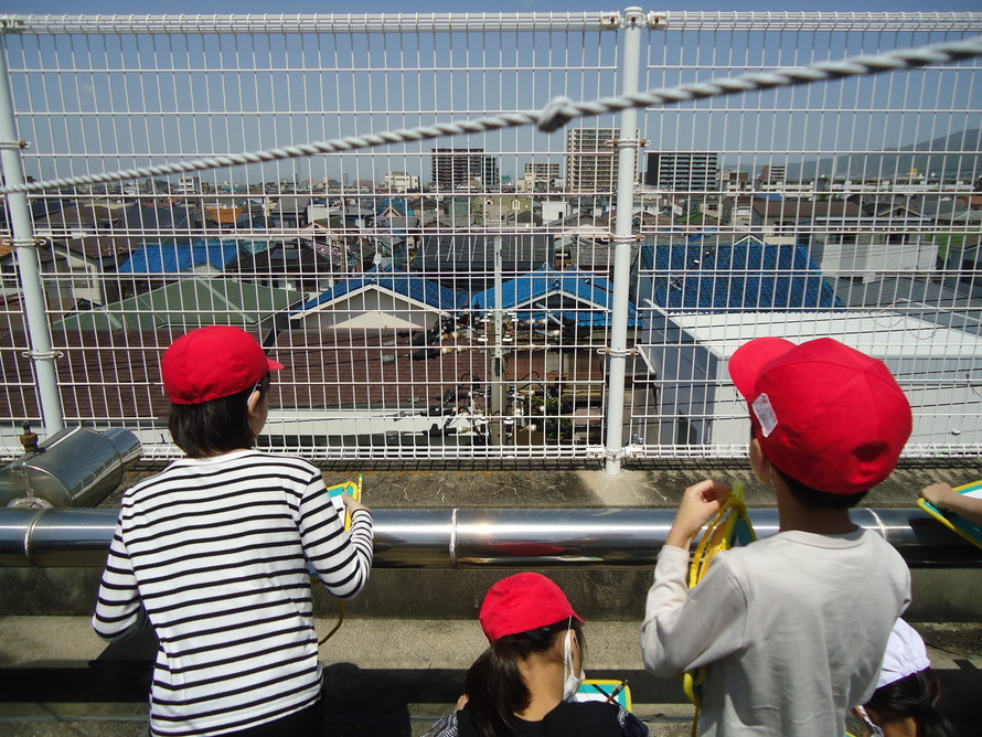 写真：屋上見学1